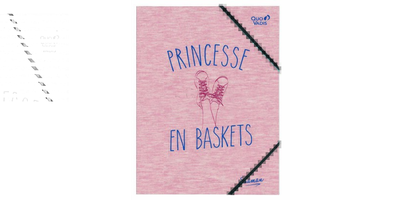 Quo Vadis - Chemise 3 rabats élastique - Shaman - Blanc - 24x32 cm - par 10