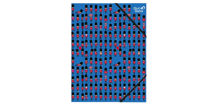 Quo Vadis - Chemise 3 rabats élastique - Cities - Soldier - 24x32 cm