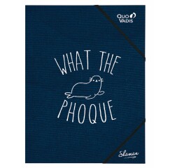 Quo Vadis - Chemise 3 rabats élastique - Shaman - Phoque - 24x32 cm