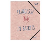 Quo Vadis - Chemise 3 rabats élastique - Shaman - Princesse - 24x32 cm