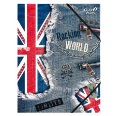Quo Vadis - Chemise 3 rabats élastique - Cities - Drapeaux - 24x32 cm