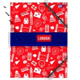 Quo Vadis - Chemise 3 rabats élastique - Cities - Blanc - 24x32 cm - par 10