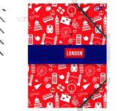 Quo Vadis - Chemise 3 rabats élastique - Cities - Blanc - 24x32 cm - par 10