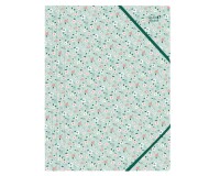 Quo Vadis - Chemise 3 rabats élastique - Daisy - Vert - 24x32 cm