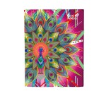 Quo Vadis - Chemise 3 rabats élastique - Catalina Estrada - Paon - 12x16 cm