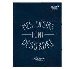 Quo Vadis - Chemise 3 rabats élastique - Shaman - Mes désirs font désorde - 24x32 cm