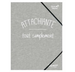 Quo Vadis - Chemise 3 rabats élastique - Shaman - Attachiante tout simplement - 12x16 cm