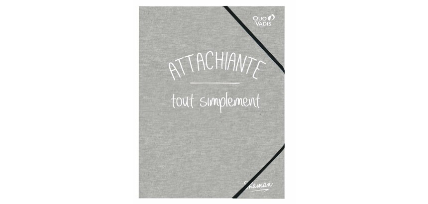 Quo Vadis - Chemise 3 rabats élastique - Shaman - Attachiante tout simplement - 12x16 cm