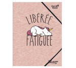 Quo Vadis - Chemise 3 rabats élastique - Shaman - Rose - 12x16 cm
