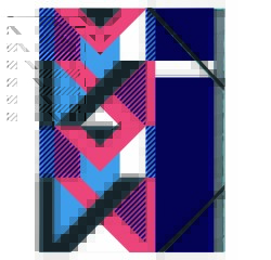 Quo Vadis - Chemise trieur - Papier Tigre - Multicolore - 24x33 cm