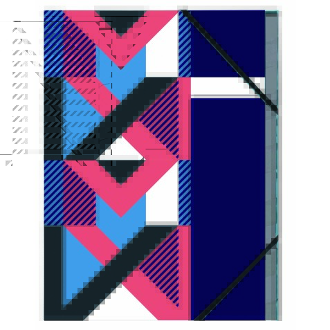 Quo Vadis - Chemise trieur - Papier Tigre - Multicolore - 24x33 cm