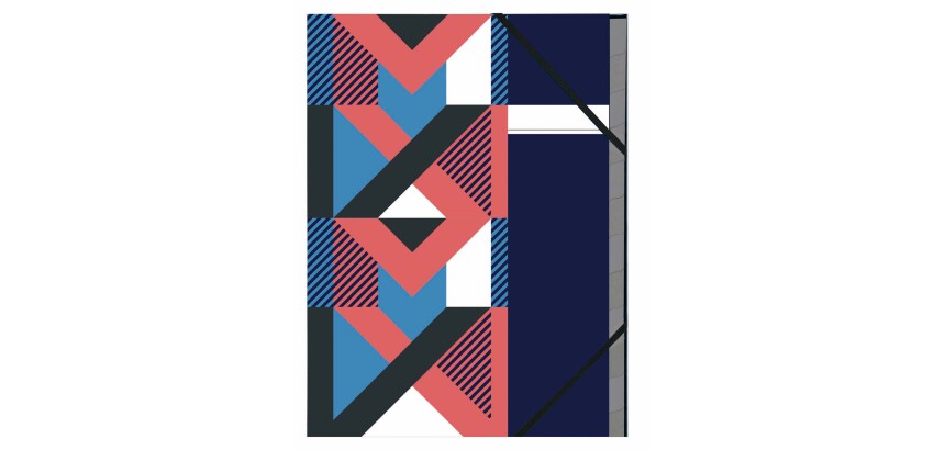 Quo Vadis - Chemise trieur - Papier Tigre - Chevron - 24x33 cm