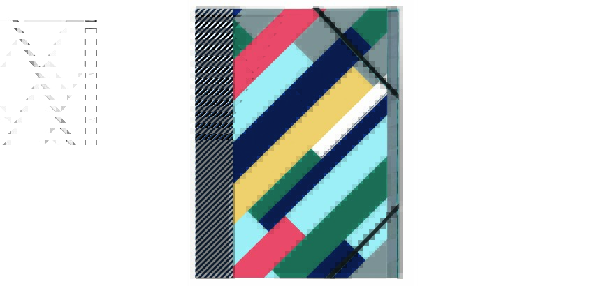 Quo Vadis - Chemise trieur - Papier Tigre - Multicolore - 24x33 cm