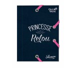 Quo Vadis - Chemise 3 rabats élastique - Shaman - Princesse relou - 12x16 cm