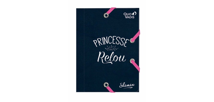 Quo Vadis - Chemise 3 rabats élastique - Shaman - Princesse relou - 12x16 cm