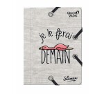 Quo Vadis - Chemise 3 rabats élastique - Shaman - Je le ferai demain - 12x16 cm