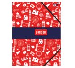 Quo Vadis - Chemise 3 rabats élastique - Cities - Life - 24x32 cm