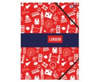 Quo Vadis - Chemise 3 rabats élastique - Cities - Life - 24x32 cm