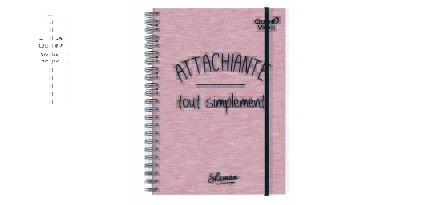 Quo Vadis - Carnet de notes - Spiralé - Shaman - Pages Non lignées - 15x21 cm - par 6