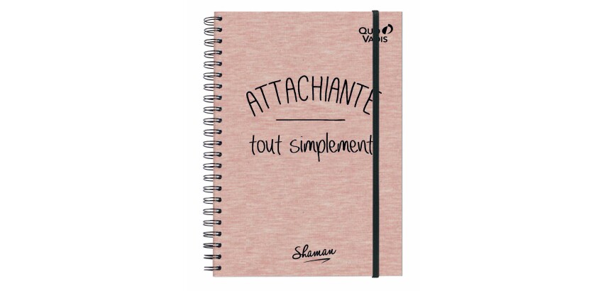 Quo Vadis - Carnet de notes - Spiralé - Shaman - Attachiante tout simplement - Pages Non lignées - 15x21 cm