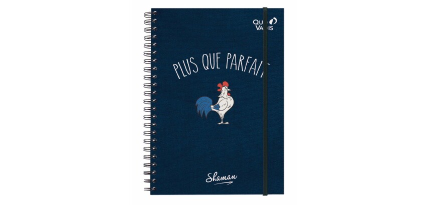 Quo Vadis - Carnet de notes - Spiralé - Shaman - Plus que parfait - Pages Non lignées - 15x21 cm