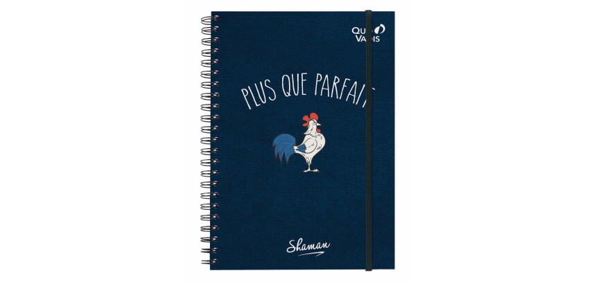 Quo Vadis - Carnet de notes - Spiralé - Shaman - Plus que parfait - Pages Non lignées - 15x21 cm