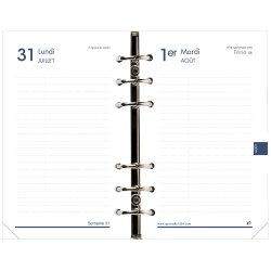 Recharge Timer 17, 1 jour par page, 2025/2026