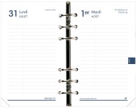 Quo Vadis - Recharge Organiseur - 2025-2026 - Timer 17 - Journalier - Français - 12 mois de août à juillet - 10x17 cm