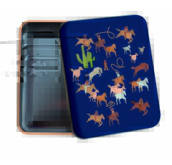 Quo Vadis - Boîte métal - Louise & Arthur - 8x10x2,5 cm - Métal- par 10