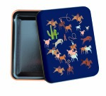 Quo Vadis - Boîte métal - Louise & Arthur - Cowboy - 8x10x2,5 cm Métal