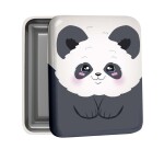Quo Vadis - Boîte métal - Kawaii - Panda - 8x10x2,5 cm Métal