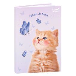 Cahier de textes Journalier Quo Vadis - Français - Mes potes à pattes mignons - 15x21 cm  par 4