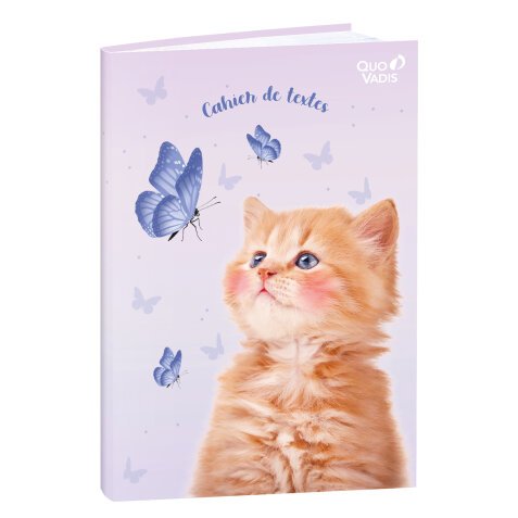 Cahier de textes Journalier Quo Vadis - Français - Mes potes à pattes mignons - 15x21 cm  par 4