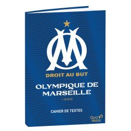 Cahier de textes Journalier Quo Vadis - Français - Olympique de Marseille - 15x21 cm  par 4