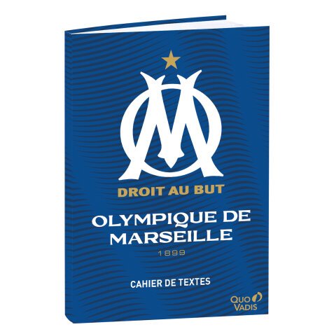 Cahier de textes Journalier Quo Vadis - Français - Olympique de Marseille - 15x21 cm  par 4