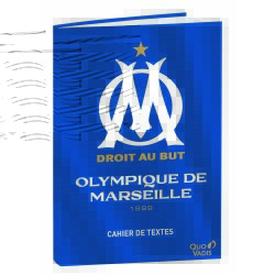 Quo Vadis - Cahier de textes - Français - Olympique de Marseille - Journalier - 15x21 cm - par 4