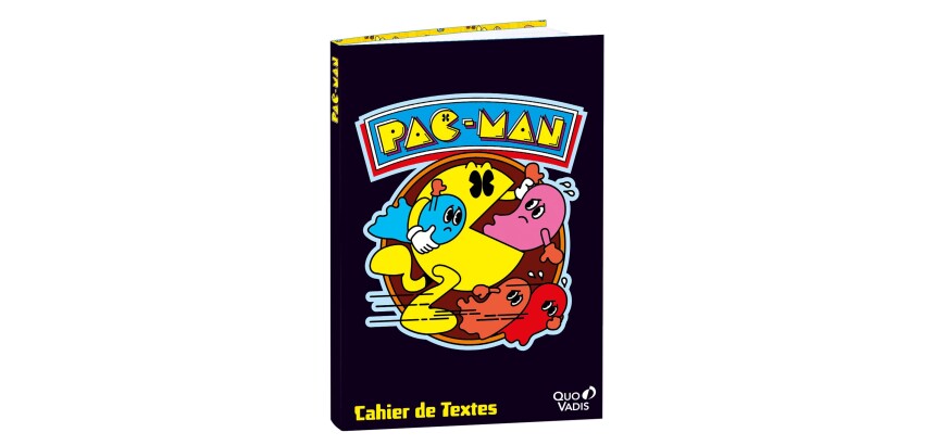 Quo Vadis - Cahier de textes - Français - Pac man - Journalier - 15x21 cm - par 4