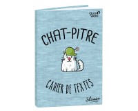 Quo Vadis - Cahier de textes - Français - Shaman - Journalier - 15x21 cm - par 4