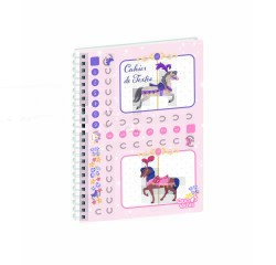 Quo Vadis - Cahier de textes - Spiralé - Français - Louise & Arthur - carrousel - Journalier - 15x21 cm