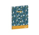 Quo Vadis - Cahier de textes - Spiralé - Français - Animascot - Lapin - Journalier - 15x21 cm