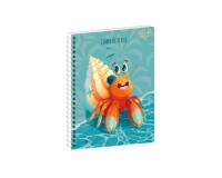 Quo Vadis - Cahier de textes - Spiralé - Français - Marguy Enfants - Bernard l'ermite - Journalier - 15x21 cm