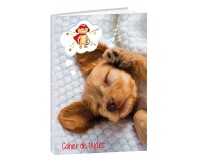 Quo Vadis - Cahier de textes - Français - Mes potes à pattes mignons - Chien - Journalier - 15x21 cm