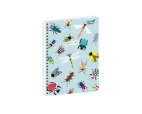 Quo Vadis - Cahier de textes - Spiralé - Français - Animascot - Petite bête - Journalier - 15x21 cm