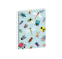 Quo Vadis - Cahier de textes - Spiralé - Français - Animascot - Petite bête - Journalier - 15x21 cm