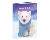 Quo Vadis - Cahier de textes - Français - Mes potes à pattes mignons - Ourson boreal - Journalier - 15x21 cm