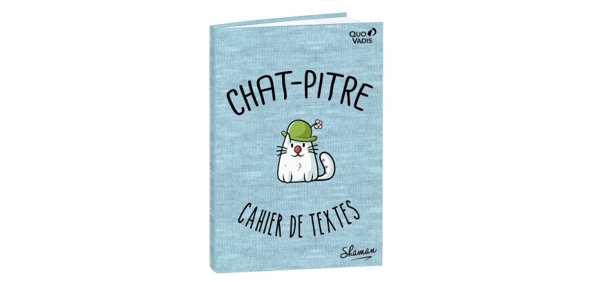 Quo Vadis - Cahier de textes - Français - Shaman - Chapitre - Journalier - 15x21 cm