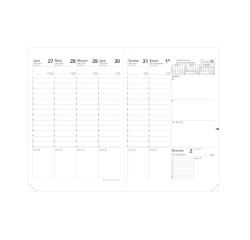 Quo Vadis - Recharge Agenda 16 mois - 2025-2026 - Planning SD - Semainier Planning - Français - 16 mois de septembre à décembre - 18x24 cm