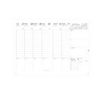 Agenda 'Planning SD', 2026/2027, 16 mois, noir