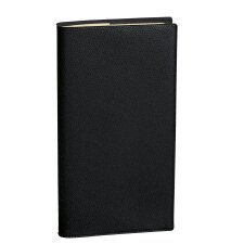 Agenda Semainier Italnote Quo Vadis - Français - Impala - 13 mois de Déc/Déc - 8,8x17 cm  - Noir