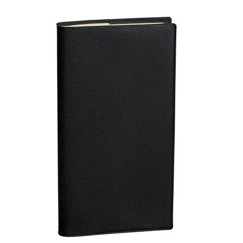 Agenda Semainier Italnote Quo Vadis - Français - Impala - 13 mois de Déc/Déc - 8,8x17 cm  - Noir